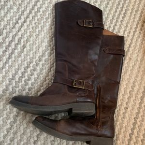Lucky Brand Brown Leather boots